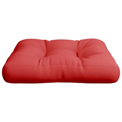 vidaXL Pallet Cushion Red 23.6"x23.6"x4.7" Fabric