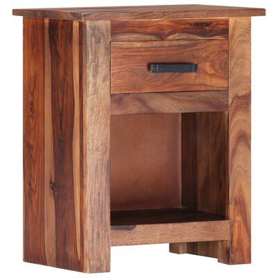 vidaXL Nightstand 15.7"x11.8"x19.6" Solid Wood