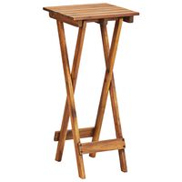 vidaXL Plant Stand 11.8"x11.8"x26.4" Solid Acacia Wood