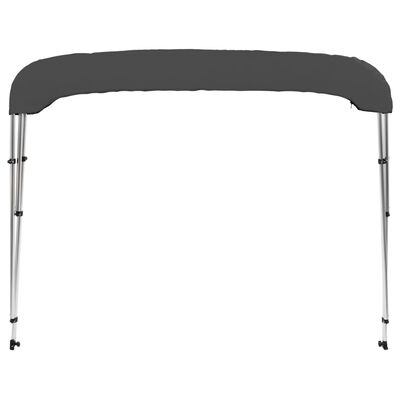 vidaXL 3 Bow Bimini Top Anthracite 72"x55.1"x53.9"