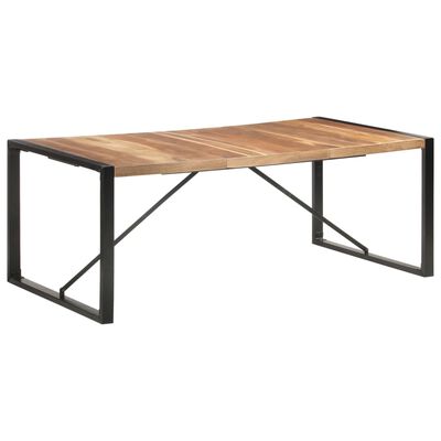 vidaXL Dining Table 78.7"x39.4"x29.5" Solid Wood