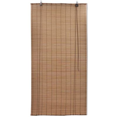 vidaXL Brown Bamboo Roller Blinds 55.1"x63"