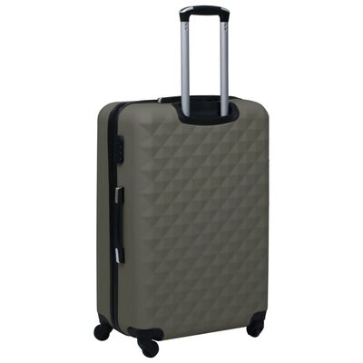 vidaXL Hardcase Trolley Set 2 pcs Anthracite ABS