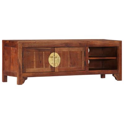 vidaXL TV Stand 47.2"x11.8"x15.7" Solid Wood Acacia