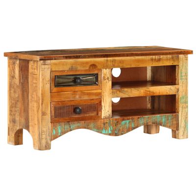 vidaXL TV Stand 31.5"x11.8"x15.7" Solid Wood Reclaimed