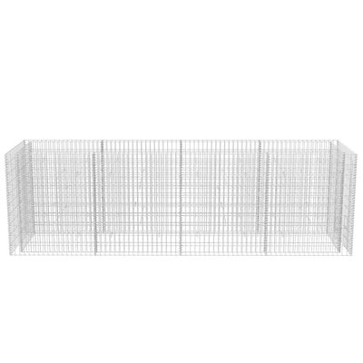 vidaXL Gabion Raised Bed Steel 141.7"x35.4"x39.4"