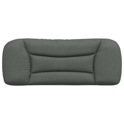 vidaXL Headboard Cushion Dark Gray 39.4" Fabric