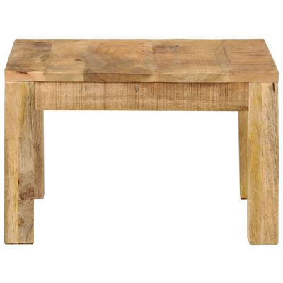 vidaXL Coffee Table 21.7"x21.7"x13.8" Solid Wood Mango