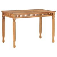 vidaXL Patio Dining Table 43.3"x25.6"x31.5" Solid Teak Wood