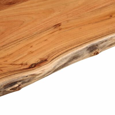 vidaXL Table Top 31.5"x23.6"x1" Rectangular Solid Wood Acacia Live Edge