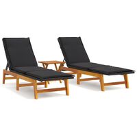 Repose-pieds ou table pour l'extérieur en bois massif de pin naturel Vida  XL 805670 - Habitium®