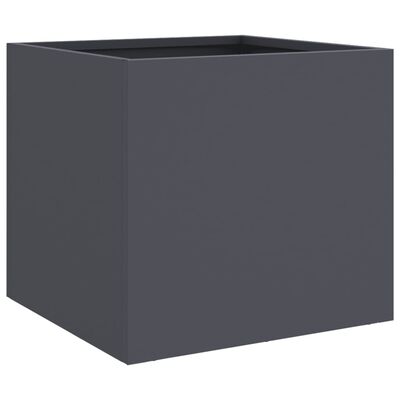 vidaXL Planter Anthracite 12.6"x11.8"x11.4" Cold-rolled Steel