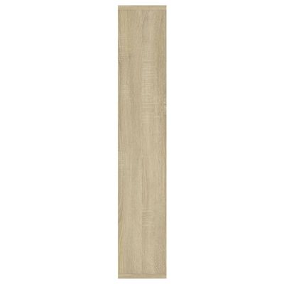 vidaXL Wall Shelf Sonoma Oak 14.2"x6.3"x35.4" Engineered Wood