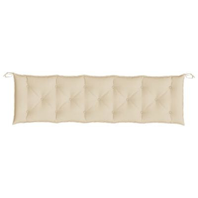 vidaXL Garden Bench Cushion Beige 70.9"x19.7"x2.8" Oxford Fabric