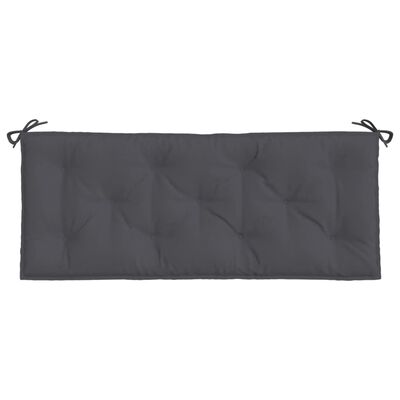 vidaXL Garden Bench Cushion Anthracite 47.2"x(19.7"+19.7")x2.8" Oxford Fabric