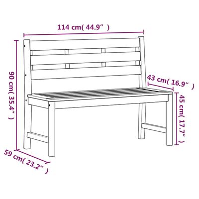 vidaXL 3 Piece Patio Dining Set Solid Wood Teak