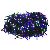 vidaXL LED String with 300 LEDs Pastel Multicolor 98.4' PVC