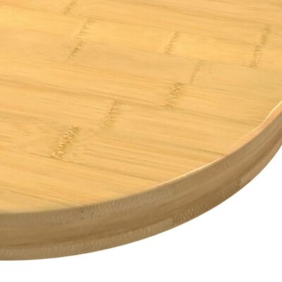 vidaXL Table Top Ø35.4"x1.6" Bamboo