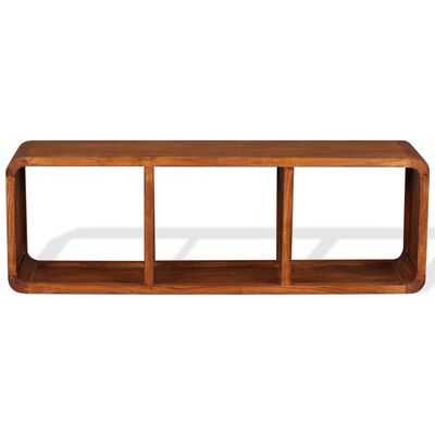 vidaXL TV Stand Solid Wood with Honey Finish 47.2"x11.8"x15.7"