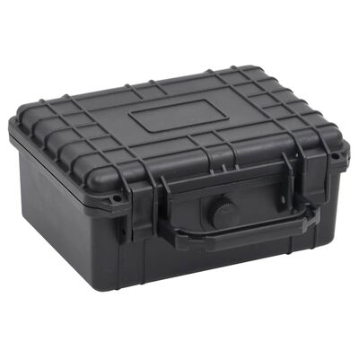 vidaXL Portable Flight Case Black 9.4"x7.5"x4.3" PP