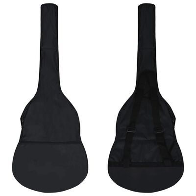 vidaXL 8 Piece Classical Guitar Beginner Set Black 3/4 36"