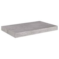 vidaXL Floating Wall Shelf Concrete Gray 19.7"x9.1"x1.5" MDF