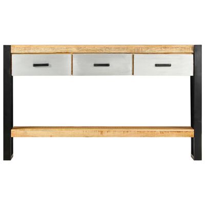 vidaXL Console Table 51.1"x11.8"x29.9" Solid Mango Wood