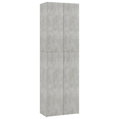 tofu Willen bundel vidaXL Office Cabinet Concrete Gray 23.6"x12.6"x74.8" Chipboard | vidaXL.com