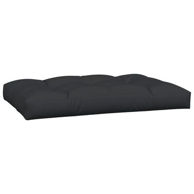 vidaXL Pallet Cushions 5 pcs Black Fabric