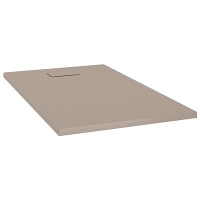 vidaXL Shower Base Tray SMC Brown 47.2"x27.6"