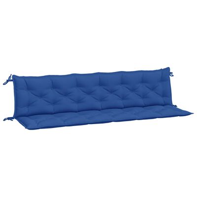 vidaXL Garden Bench Cushions 2pcs Blue 78.7"x19.7"x2.8" Oxford Fabric