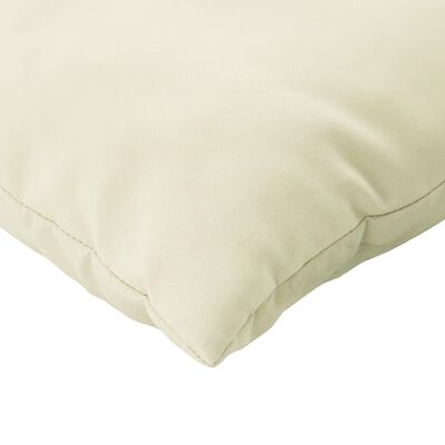 vidaXL Pallet Cushions 3 pcs Cream White Oxford Fabric