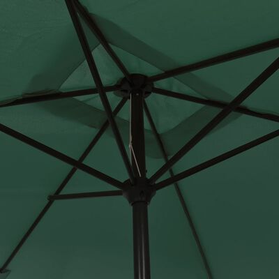 vidaXL Parasol 78.7"x118.1" Green Rectangular