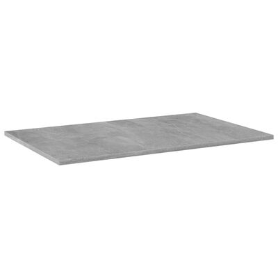 vidaXL Bookshelf Boards 4 pcs Concrete Gray 31.5"x19.7"x0.6" Engineered Wood