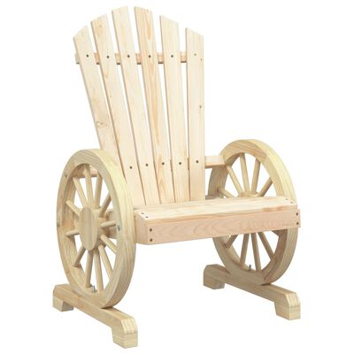 vidaXL Patio Adirondack Chair Solid Wood Fir