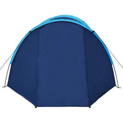 vidaXL Camping Tent 4 Persons Navy Blue/Light Blue