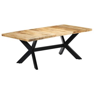 vidaXL Dining Table 78.7"x39.4"x29.5" Solid Mango Wood