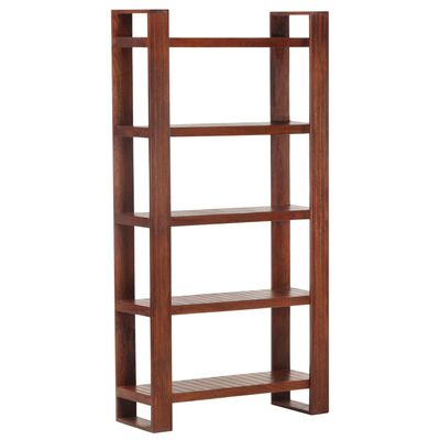 vidaXL Book Cabinet Honey Brown 33.5"x11.8"x65.4" Solid Acacia Wood