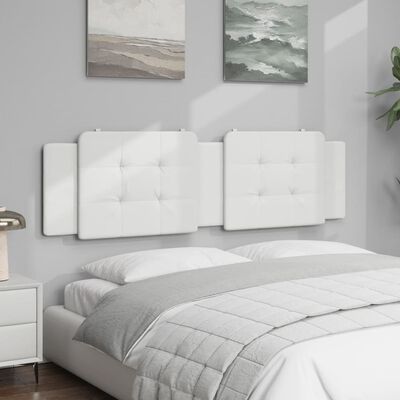 vidaXL Headboard Cushion White 72" Faux Leather