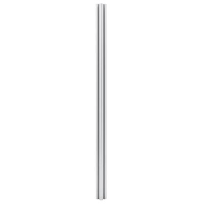 vidaXL Fence Posts 3 pcs Aluminum 72.8"