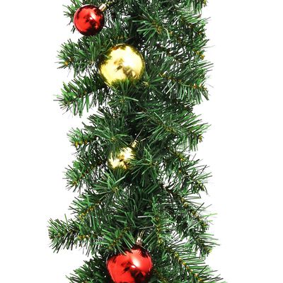 vidaXL Christmas Garland Decorated with Baubles 787.4"