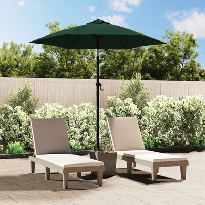 vidaXL Garden Parasol Green 78.7"x83.1" Aluminum