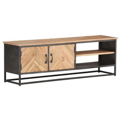 vidaXL TV Stand 47.2"x11.8"x15.7" Solid Wood Acacia