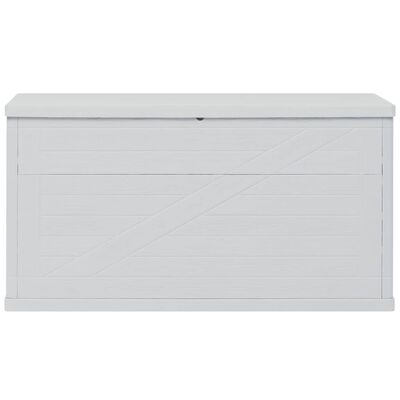 vidaXL Patio Storage Box 111 gal Light Gray