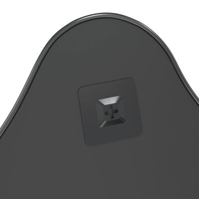 vidaXL Wall Mirror Black 19.7"x15.7"