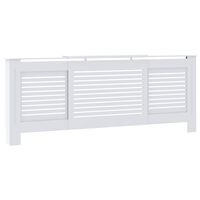 vidaXL MDF Radiator Cover White 80.7"