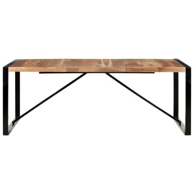 vidaXL Dining Table 78.7"x39.4"x29.5" Solid Wood