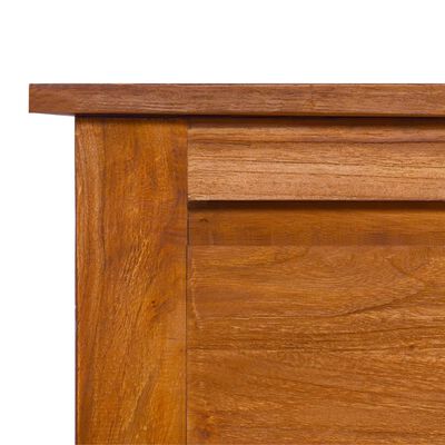 vidaXL TV Stand 39.4"x11.8"x15.7" Solid Wood Teak