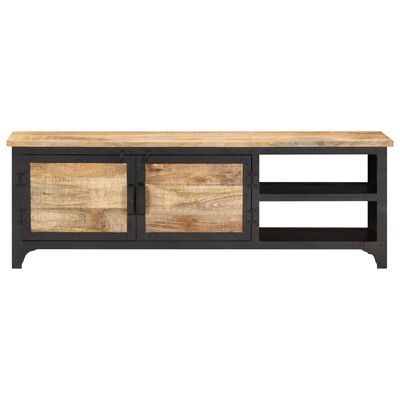 vidaXL TV Stand 47.2"x11.8"x15.7" Solid Wood Mango