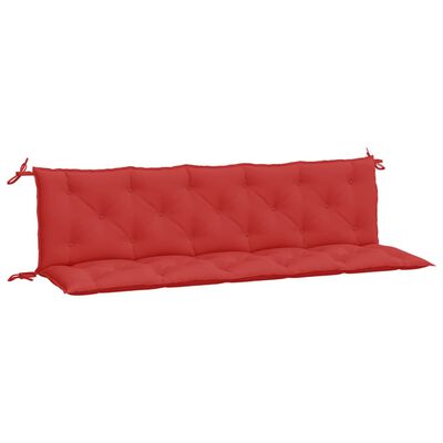 vidaXL Garden Bench Cushions 2pcs Red 70.9"x19.7"x2.8" Oxford Fabric